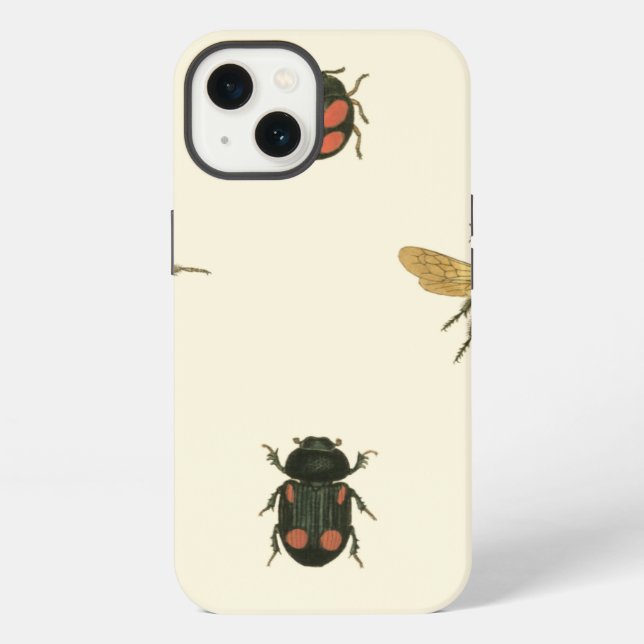 Coque iPhone Mouches et Coléoptères par Vision Studio (Verso)