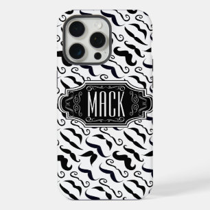 Coque iPhone 15 Pro Max Moustache de Monsieur motif hipster