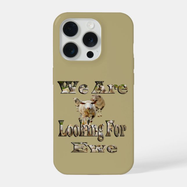 Coque iPhone Mouton à la recherche d'une brebis, (Verso)