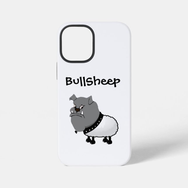 Coque iPhone Mouton Fou Drôle (Verso)