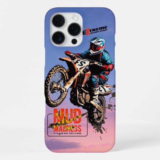 Coque iPhone Mud Madness | (Verso)