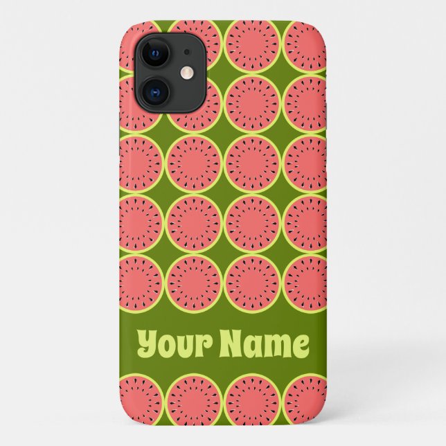 Coque iphone multinom Watermelon rose (Dos)