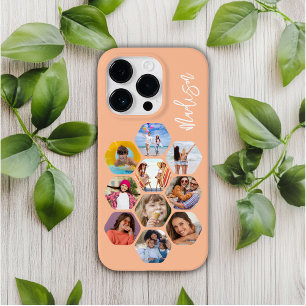 Coque Pour iPhone 14 Plus Multiphoto Collage simple moderne personnalisé