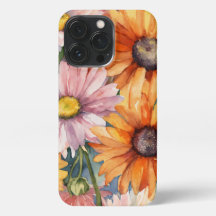 Multiples fleurs I téléphone 13 Couverture