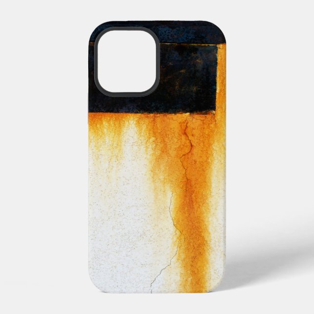 Coque iPhone Mur de bar rouillé (Verso)