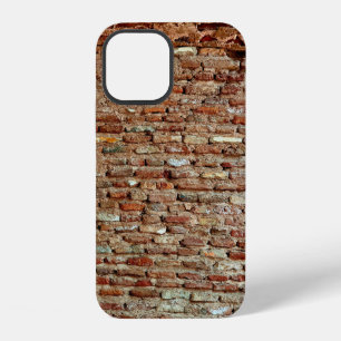 Coque iPhone 12 Mur de briques texturé ancien de Lal Killa Inde us