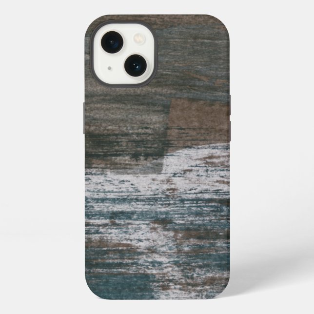 Coque iPhone Mur de Mer II (Verso)
