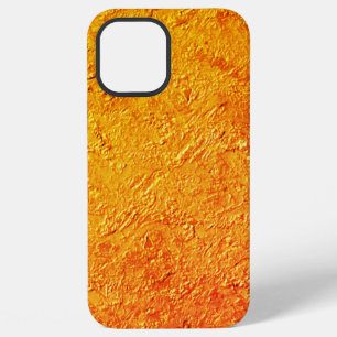 Coque iPhone 12 Pro Max Mur défectueux avec texture jaune et orange