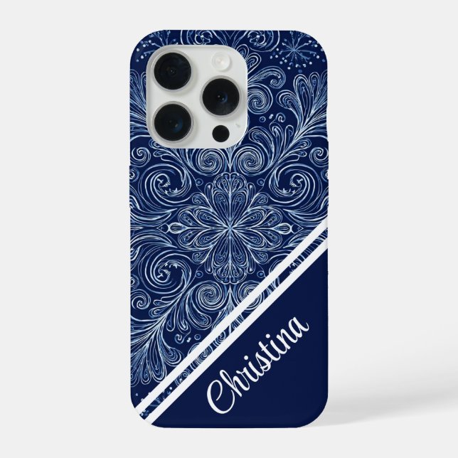 Coque iPhone Murmur de givre (Verso)
