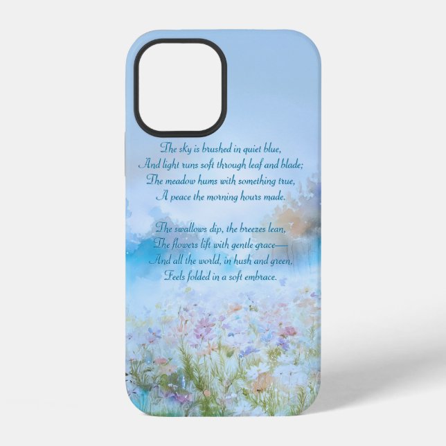 Coque iPhone Murmures dans la Prairie (Verso)