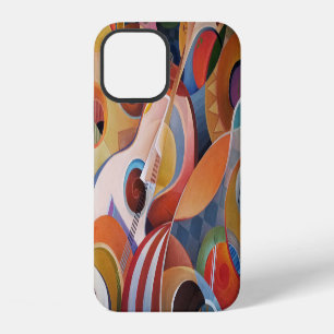 Coque iPhone 12 Musique artisanale peinture Abstraite