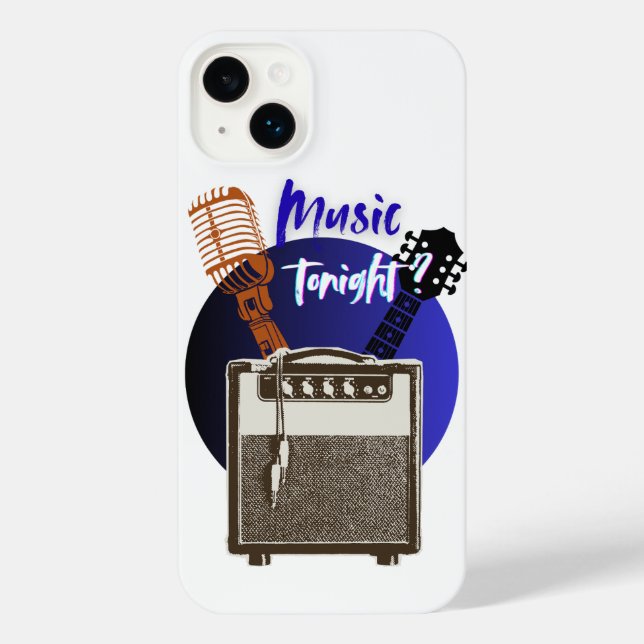 Coque iPhone Musique Ce Soir ? (Verso)