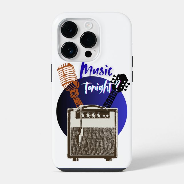 Coque iPhone Musique ce soir ? (Verso)