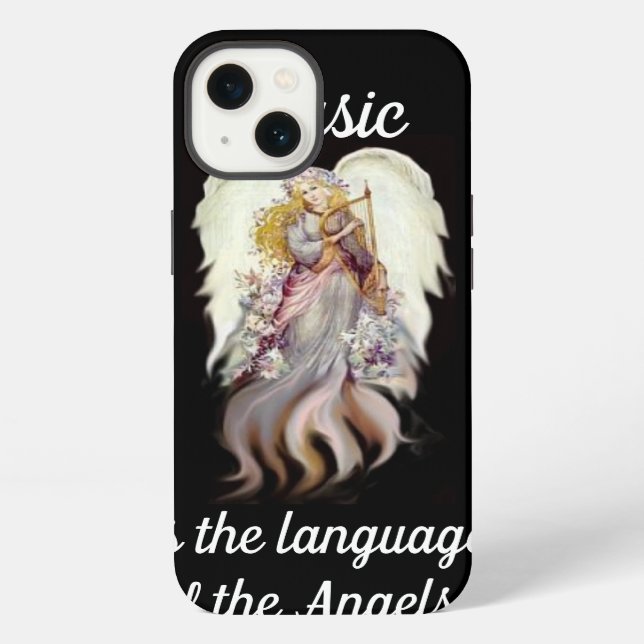Coque iPhone Musique Le Langage Des Anges (Verso)