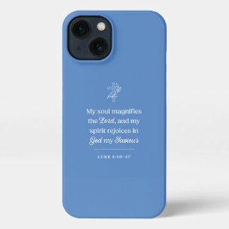 Etui iPhone 13 My Soul Magnifies the Lord Christian