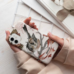 Coque Pour Pour iPhone 14 Pro Max Mystic Bird of Peace Samsung Galaxy Coque<br><div class="desc">Oiseau sur une branche avec une bannière de paix sous lui.</div>
