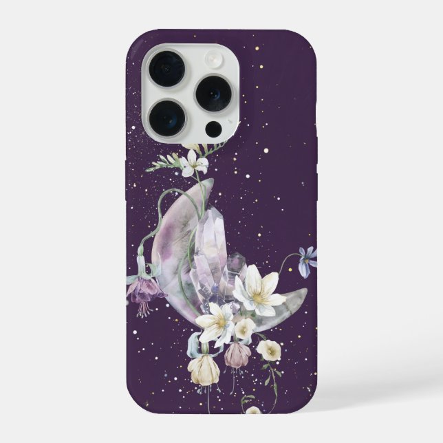 Coque iPhone Mystic Moon Crystal Floral Phone Case (Verso)