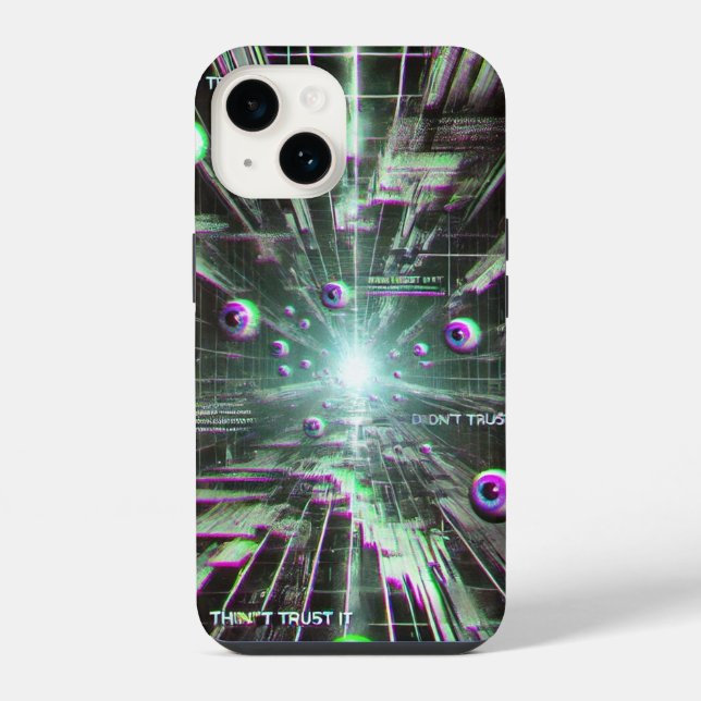 Coque iPhone 📱 "N’y faites pas confiance" 📱 (Verso)