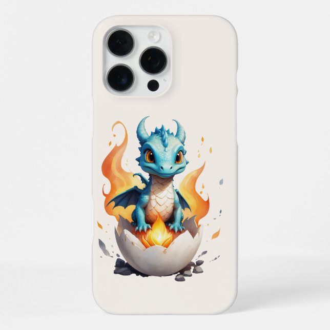 Coque iPhone Naissance de bébé dragon Fantastique (Verso)