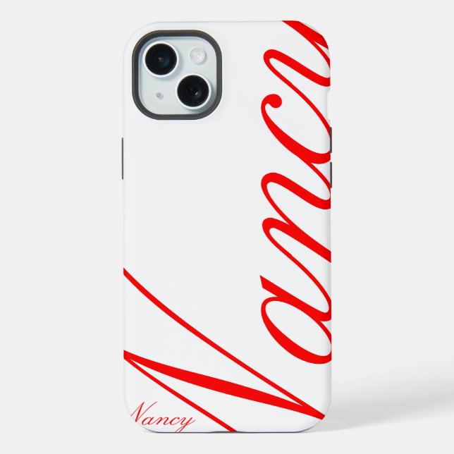 Coque iPhone Nancy - beau Étui pour iPhone (Verso)