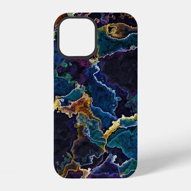 Coque iPhone Nappe de pétrole  (Verso)