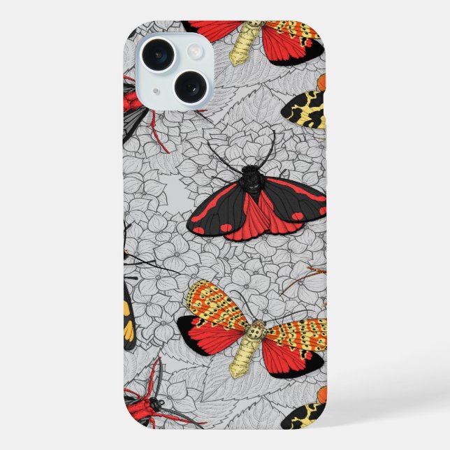 Coque iPhone Nappes phréatiques sur l'hydrangée (Verso)