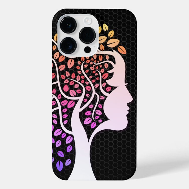 Coque iPhone Nature Lady - Sunset Edition (Verso)