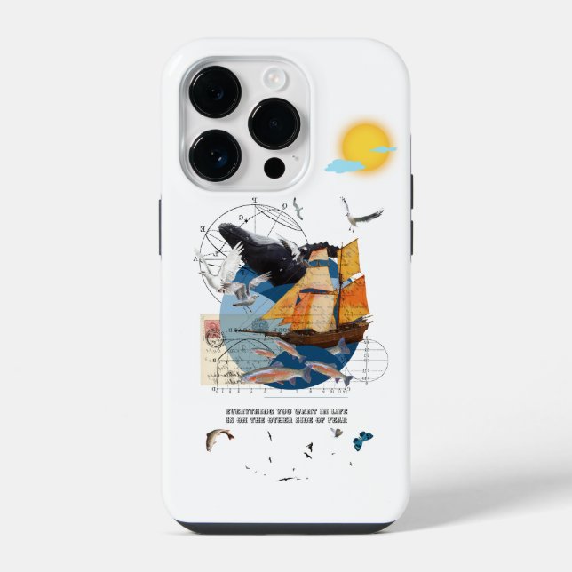 Coque iPhone Navire maritime à voile (Verso)