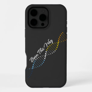 Coque iPhone 16 Pro Max Né de cette façon - AroAce Pride ADN
