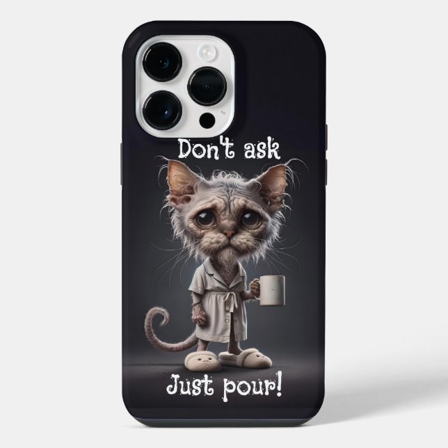 Coque iPhone Ne demande pas, juste pour ! (Verso)