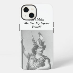 Etui iPhone 13 Ne me force pas à utiliser ma voix d'Opéra