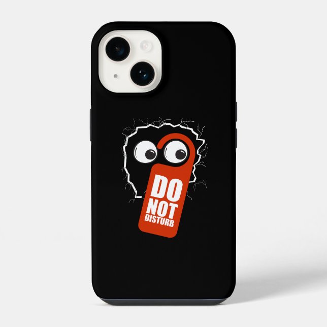 Coque iPhone Ne pas déranger.b (Verso)