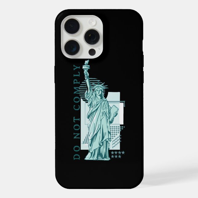 Coque iPhone Ne pas se conformer (Verso)