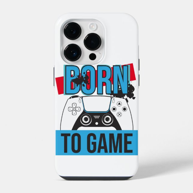 COQUE iPhone NÉ POUR JOUER AVEC MA CONSOLE (Verso)