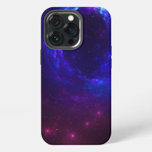 Etui iPhone 13 Pro Nebula Nuage Cloud Bleu et violet Coque-Mate iP