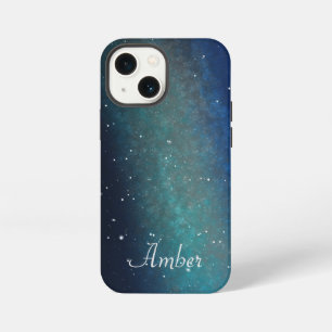 Etui iPhone 13 Mini Nébuleuse spatiale de la galaxie Ciel nocturne Ver