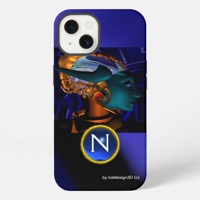 Coque iPhone NEMES /HYPER ANDROID, Monogramme de science-fictio (Verso)