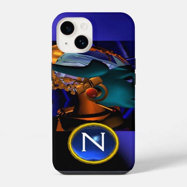 Coque iPhone NEMES /HYPER ANDROID, Monogramme de science-fictio (Verso)