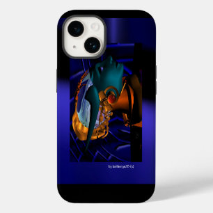 Coque Pour iPhone 14 NEMES / HYPER ANDROID PORTRAIT Bleu