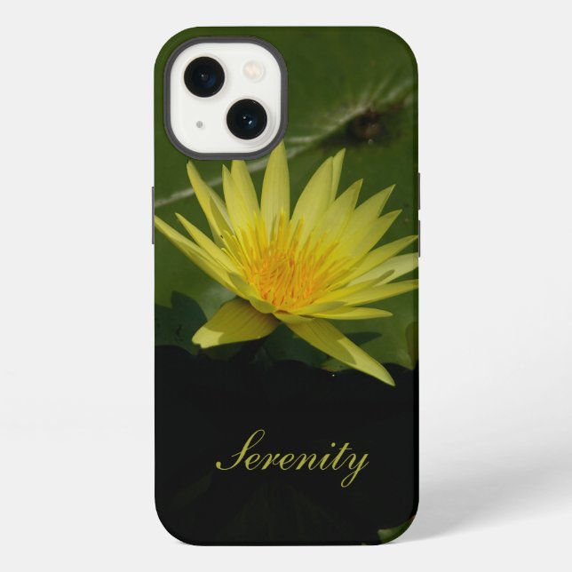 Coque iPhone Nénuphar de sécurité (Verso)