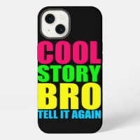 Neon Cool Story Bro
