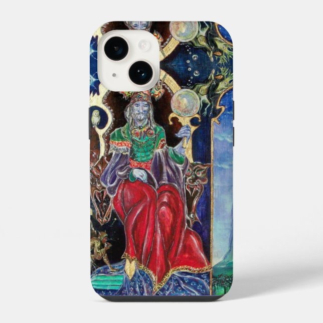 Coque iPhone NEUROMANCER Roi Magicien (Verso)