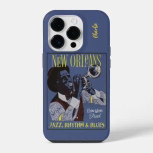 Coque Pour iPhone 14 Plus New Orleans Music nom personnalisé