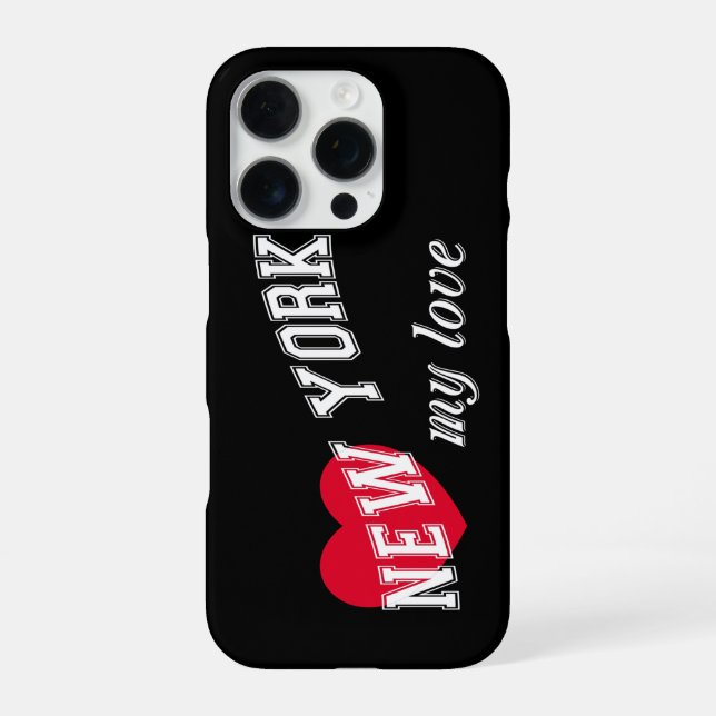 Coque iPhone New York, mon amour (Verso)