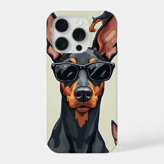 Coque iPhone 15 Pro Nice Doberman