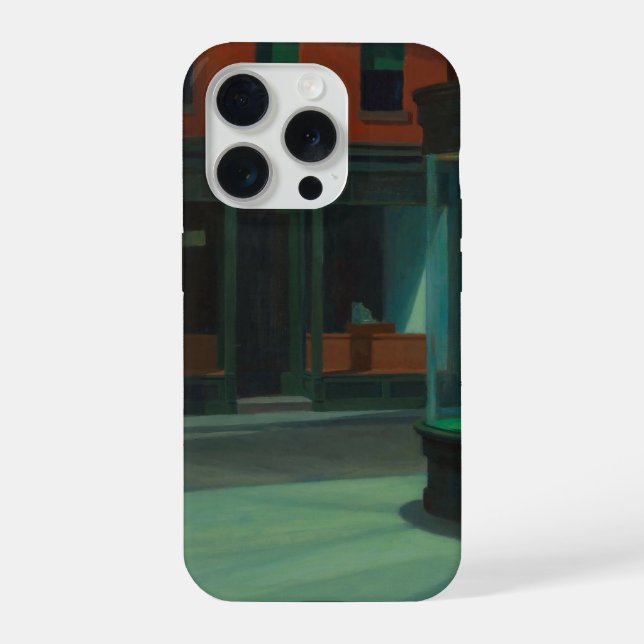 Coque iPhone Nighthawks peinture par Edward Hopper  (Verso)