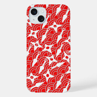 Coque iPhone 15 Plus Ninja Shuriken et Kunai Design