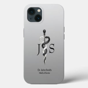 Etui iPhone 13 Noble Médical Élégant Classe Rodolphe Asclepius