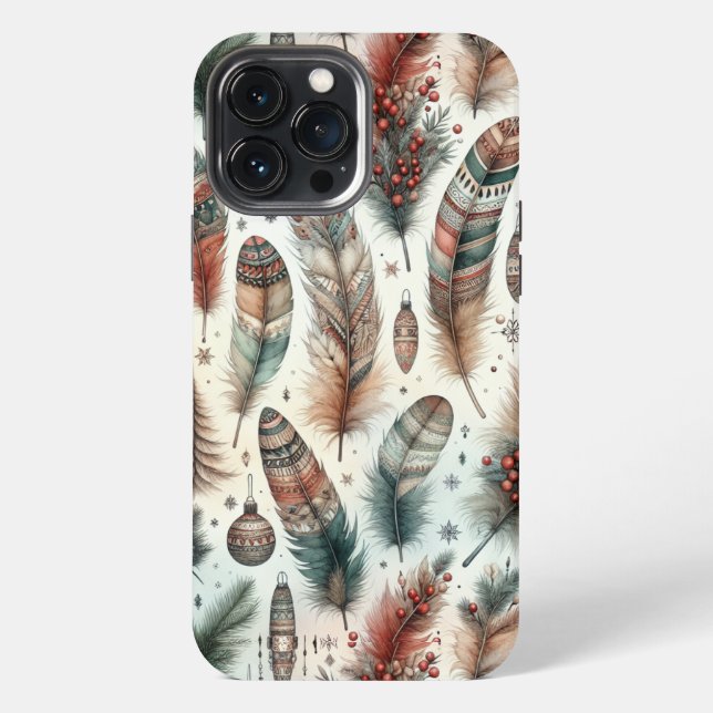 Coque iPhone Noël Bohème (Verso)
