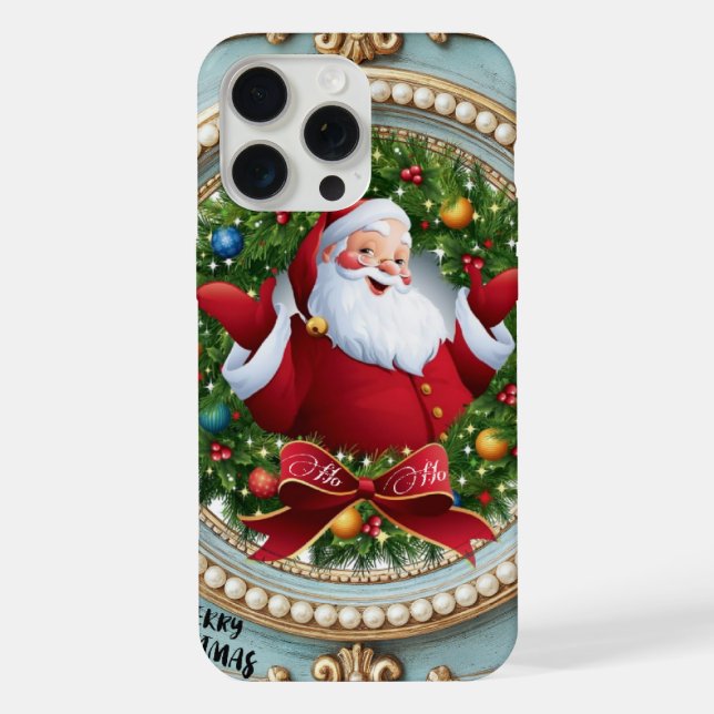 Coque iPhone Noël de Santa (Verso)